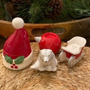 Bundle of holiday salt and pepper shakers